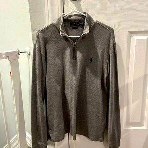 Polo Ralph Lauren men’s medium 1/4 zip gray